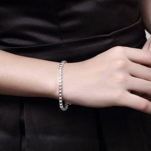 Sterling Silver Plated Square Link Chain Bracelet